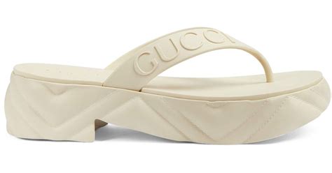 rubber gucci sandals women|gucci rubber sandals sale.